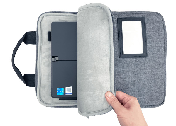 カードポケット付きクッションケース