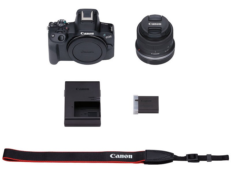 ミラーレスカメラ EOS R50・RF-S18-45 IS STMレンズキット （ブラック）