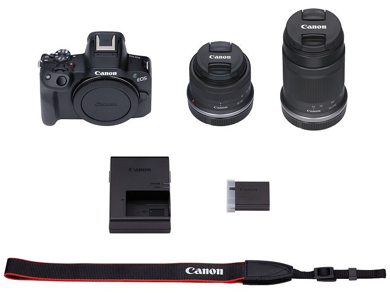 ミラーレスカメラ EOS R50・ダブルズームキット （ブラック）