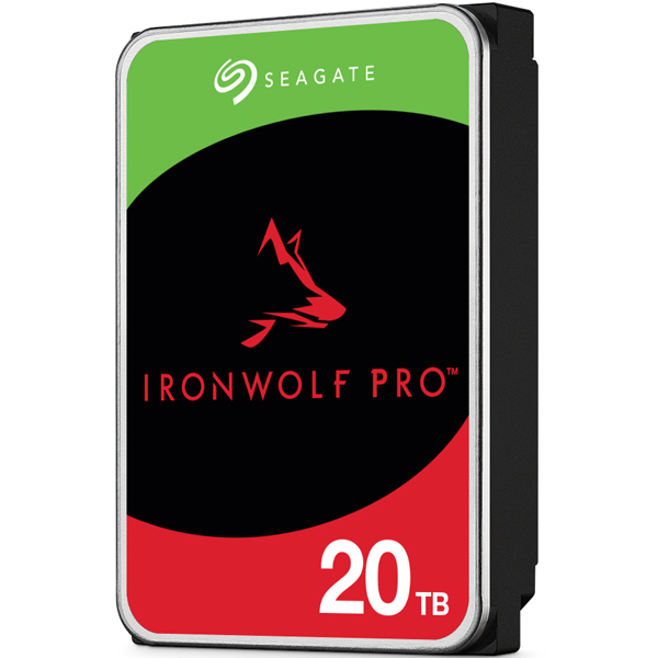 Seagate IronWolf Pro 3.5【データ復旧3年付】20TB HDD（CMR）メーカー5年保証 24時間稼働 PC、NAS用 RVセンサー付 ST20000NT001