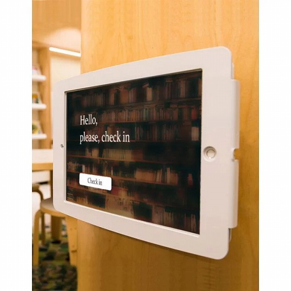 10.9インチiPadエンクロージャー壁掛け金具 - Space 白