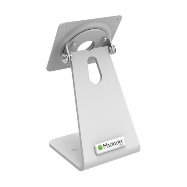 回転傾斜可動式VESA机上スタンド（白）