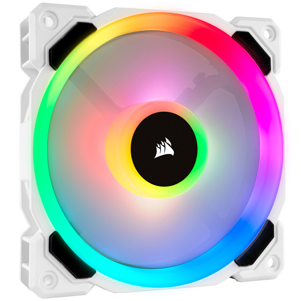 PCケースファン LL120 RGB White Single Pack