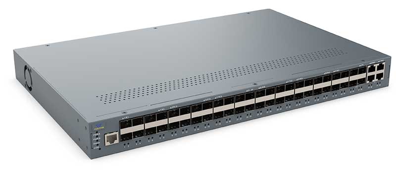 48ポート高密度SFPスロット搭載ギガビットスイッチ