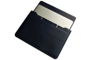 MacBook 14インチ パソコン・タブレットケース スリーブタイプ スタンド機能付き ミッドナイト・ブルー