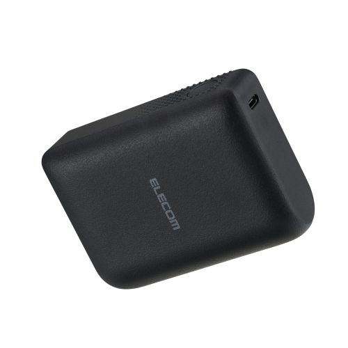 モバイルバッテリー/リチウムイオン電池/震えるバッテリー/20W/10000mAh/USB-C×1/USB-A/ユニバーサルデザイン/ブラック