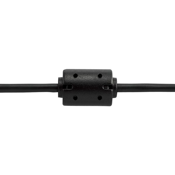 デジカメ用USBケーブル/microB/フェライトコア/1.5m/ブラック