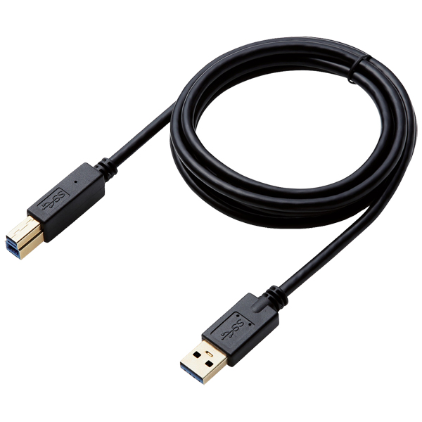 USB3.0ケーブル/A-Bタイプ/1.5m/ブラック