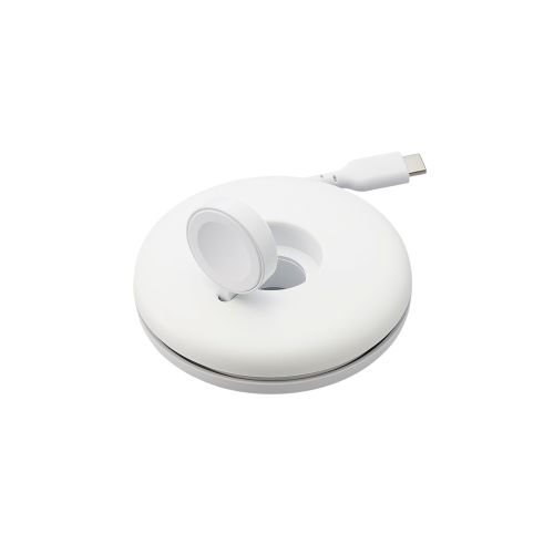 Apple Watch磁気充電ケーブル/高速充電対応/スタンドタイプ/USB Type-C/ホワイト