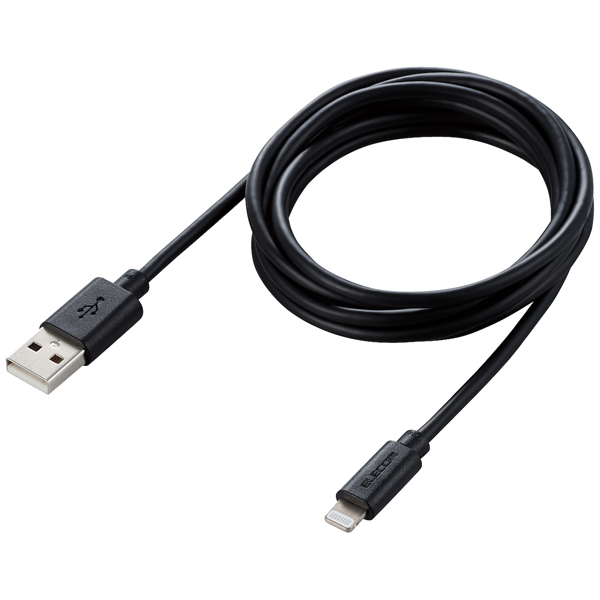 Lightningケーブル/スタンダード/1.5m/ブラック