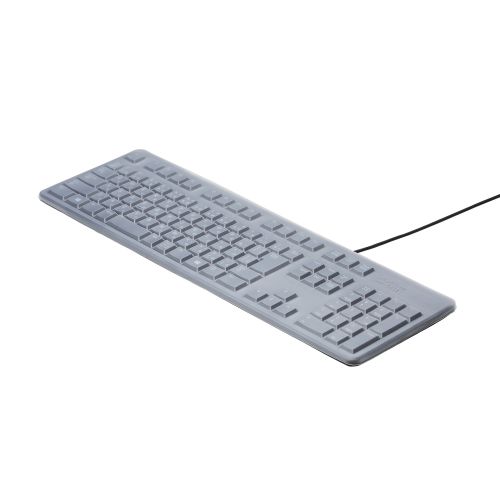 キーボードカバー/抗菌/防塵/DELL USBキーボード KB-212-B(日本語)対応/クリア