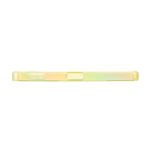 AQUOS sense9(SH-53E)用ソフトケース/meliano/クリアオーロラ/イエロー