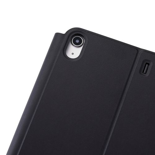 iPad Air 11インチ(M3/M2)/フラップケース/ソフトレザー/多段階高さ調整/ブラック