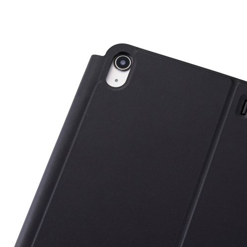 13インチiPad Air(M2)/フラップケース/ソフトレザー/多段階高さ調整/ブラック