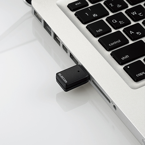 無線LAN子機/11ac/867Mbps/USB3.0用/ブラック/3年保証