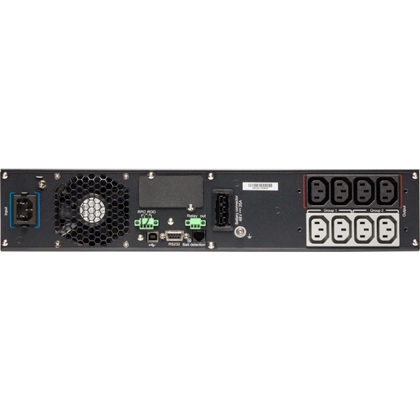 無停電電源装置(UPS) 1500VA/1350W 200V ラックマウント型 常時インバーター方式 正弦波