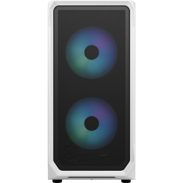 ミドルタワー型PCケース Focus 2 RGB White TG Clear Tint