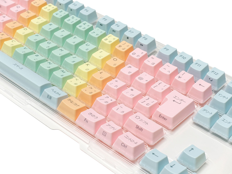 FILCO Macaron Keycap Set for Kids 日本語108キー・上面印字・かなあり