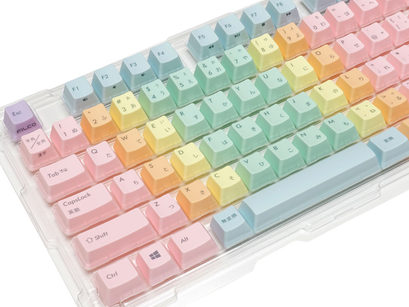 FILCO Macaron Keycap Set 日本語108キー・上面印字・かなあり