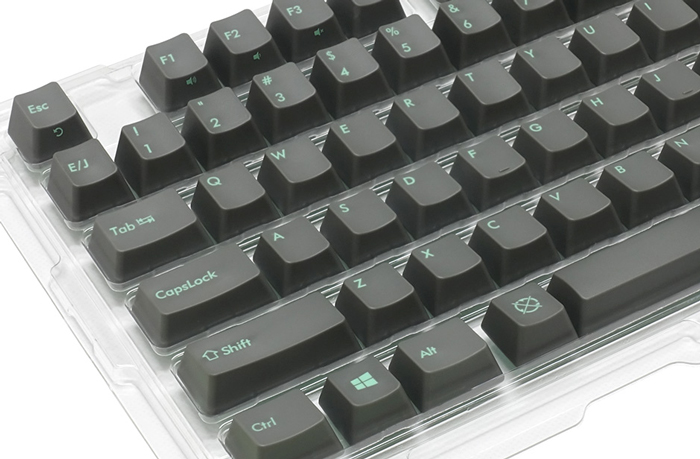 PBT2色成形 Keycap set スカイグレー 108キー 日本語配列