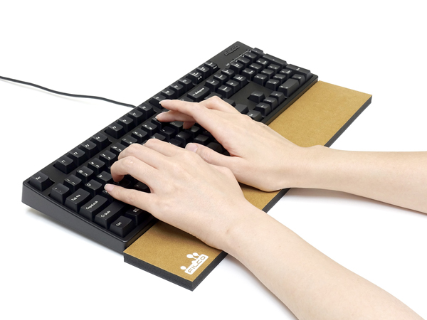 Majestouch Wrist Rest Macaron 12mm厚 Lサイズ パパイヤ