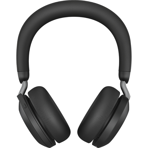 Jabra 無線ヘッドセット USB-A 両耳 MS認定「Jabra Evolve2 75 Link380a/390a MS Stereo Black」