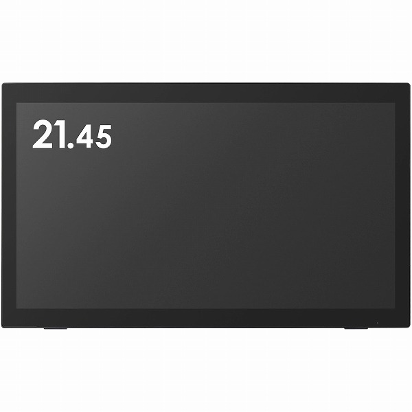 21.45型タッチパネルLED液晶ディスプレイ/1920×1080/HDMI、DisplayPort、mini D-Sub15/ブラック/スピーカー/3年保証/VAパネル採用