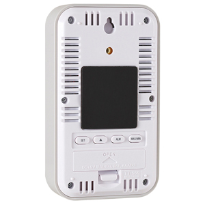 デジタル温湿度計 グレー