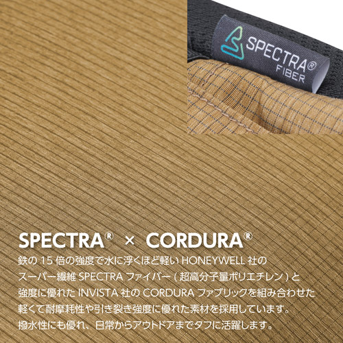 LUXXe（ラグゼ） グリッド ジップバックパック L カメラバッグ コヨーテ