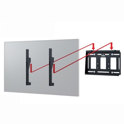 壁掛金具 ブラック（角度調節タイプ/前後チルト） MHシリーズ ～50V型まで対応