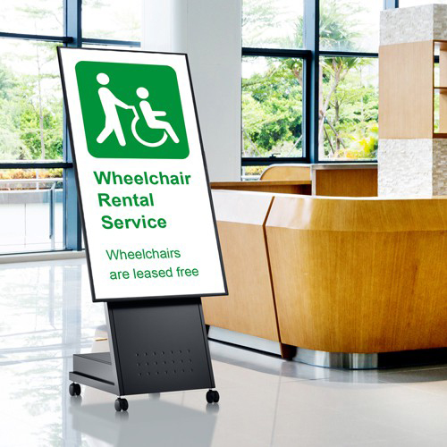 サイネージ向けディスプレイスタンド ～65V型