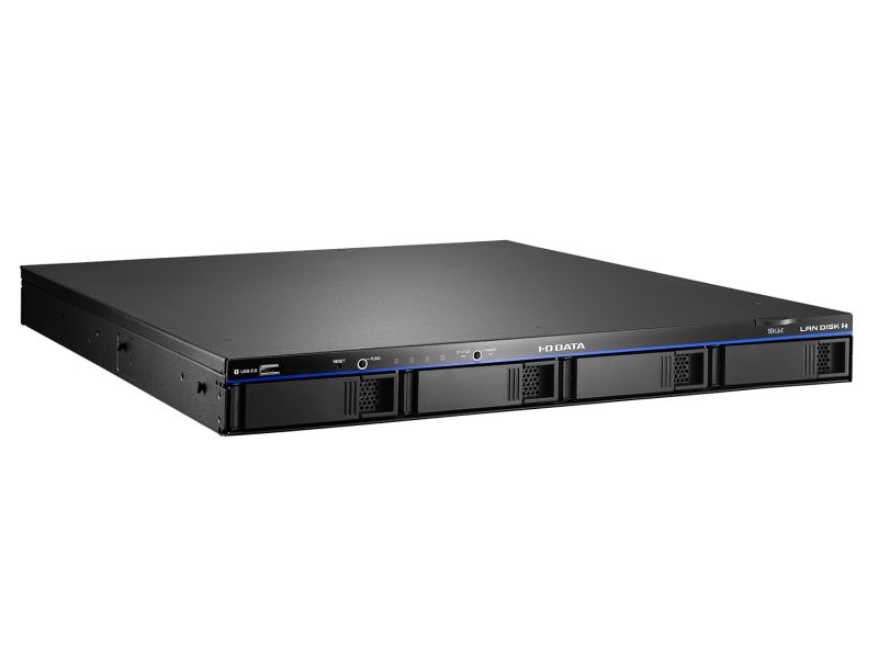 10GbE Linux OS 法人向け 4ドライブ 1UラックタイプNAS 32TB （5年保証・データ復旧）