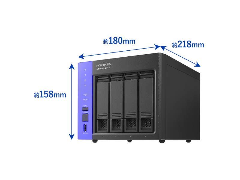 Windows Server IoT 2025 for Storage Standard 4ドライブ法人向けNAS 8TB