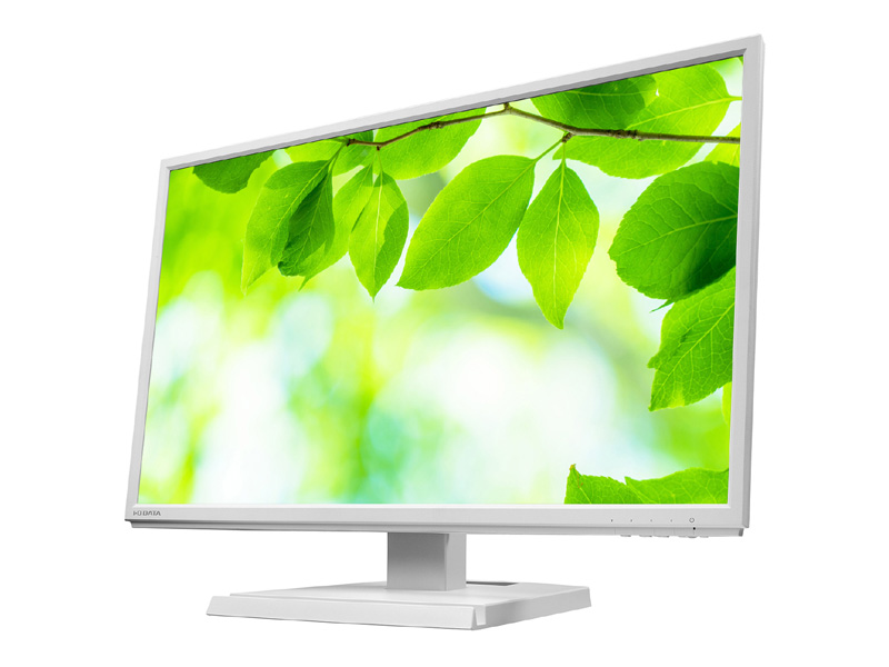 液晶ディスプレイ 23.8型/1920×1080/HDMI、DisplayPort/ホワイト/スピーカー：あり/「5年保証」広視野角ADSパネル/「5年保証」「無輝点保証」