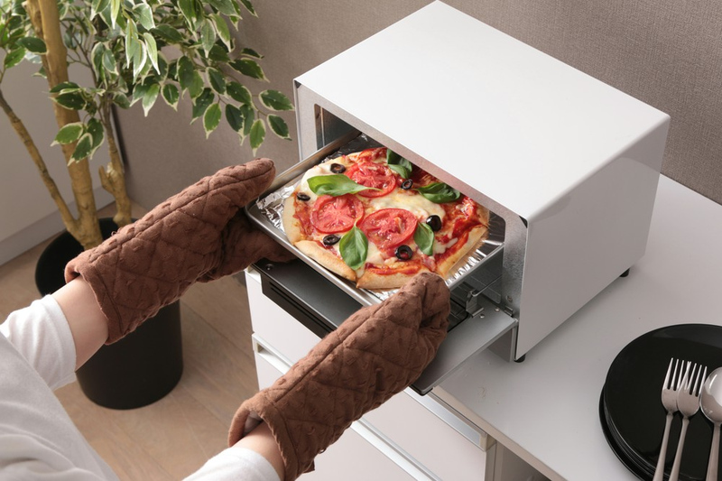 ミラーオーブトースター 横型