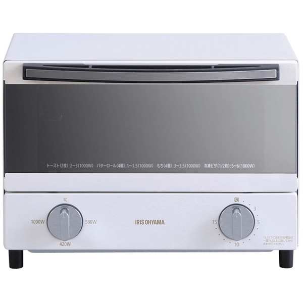 スチームオーブントースター 2枚焼き ホワイト