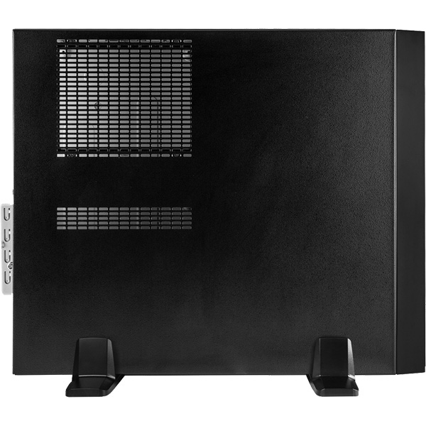 300W 80PLUS BRONZE電源搭載 MicroATX＆ITX用 スリムタワーケース ブラックカラーモデル