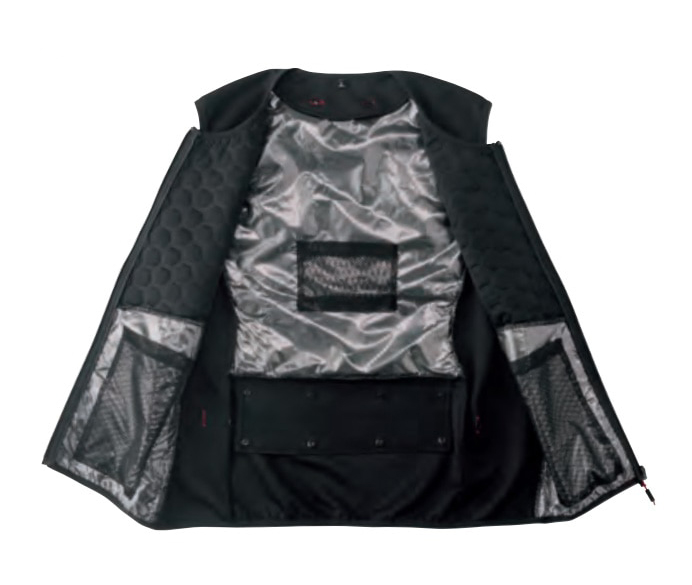 Nヒートベスト（キルト）ブラック L