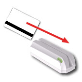 磁気カードリーダー(USB-COM) 5年サポートサービスパック付