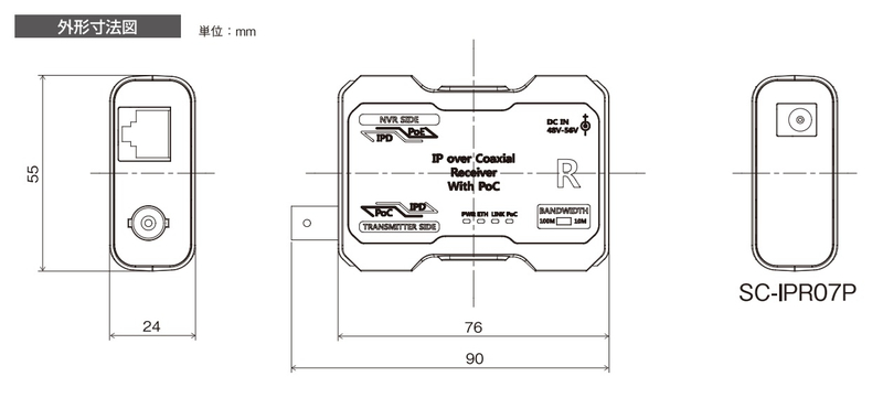 同軸LANコンバータ