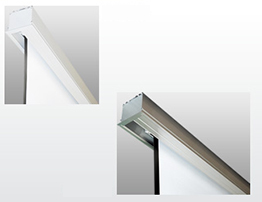 汎用型アルミスクリーンボックス ホワイト 150タイプ/2000mm