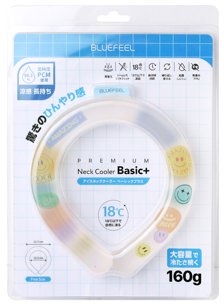 BLUEFEEL アイスネッククーラー Basic+ スマイル