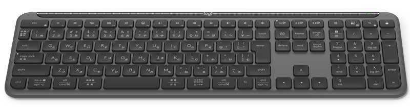 Signature Slim ワイヤレスキーボード グラファイト