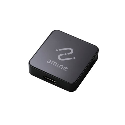 スマートトラッカー/タグ型/IPX5設計/iOS対応/充電タイプ/ブラック