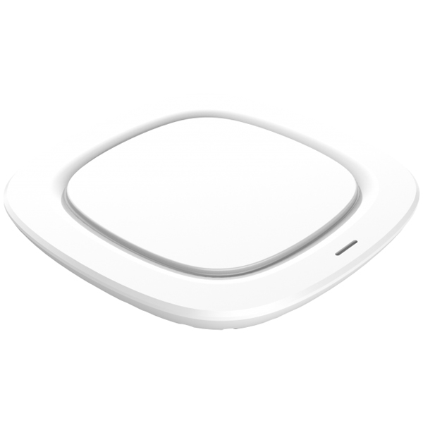 ワイヤレス充電器 LEDインジケーター搭載 ホワイト