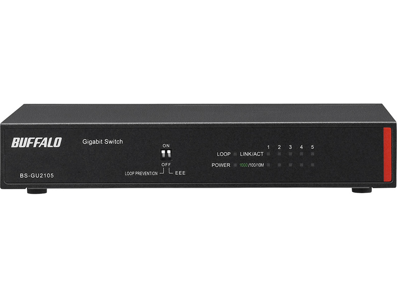 法人向け Giga対応 Layer2 アンマネージスイッチ 5ポート