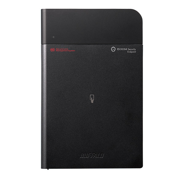 ICカードセキュリティ ウイルスチェック 耐衝撃ポータブルHDD 500GB