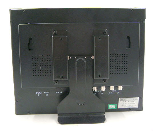 液晶ディスプレイ 12.1型/1024×768/NTSC、HDMI、VGA対応/シルバー/スピーカー：あり