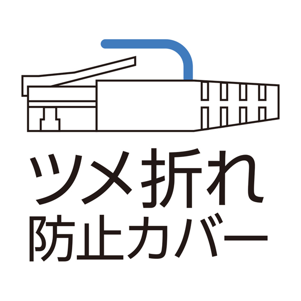 CAT6A LANケーブル スタンダード ホワイト 3m