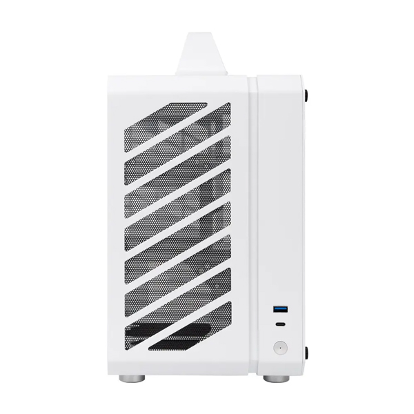 Mini-ITX＆Micro-ATX対応ミニITX PCケース Mechanic Master C28 ホワイト 製品サイズ約342(W)×185(D)×284(H)mm